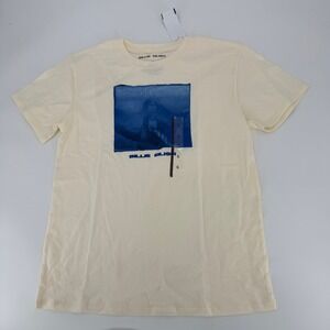 Billie Eilish Graphic‎ Tee Shirt Modern Kids XL Cream Blue Photo Print New Tags